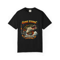 Gone Fishin' Bass Illustration T-Shirt | Hooked For Life Fishing Graphic