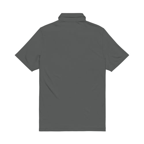 Embroidered White Polo Shirt — Yellow 'Winners Pride' Chest Logo